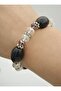 Czech crystal bracelet - black - - 2