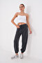 Paçasi Elastic Waist Pi̇ke Modal Pants - 6