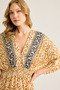 Long Dv Collar Dress - 4