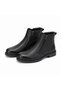 Men's Genuine Leather Boots with Zipper and Orthopedic Sole - 8