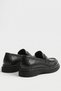 100% Genuine Leather Black Casual Laceless Classic Men's Shoes Luass30Al0057 - 4