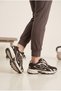 Women's Thick High-Sole Sneaker Lace-Up Comfortable Walking and Sports Shoes Chunky Sole Casual Sports Shoes - 3
