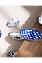 Reve bleu raye oval tobacco set - 15 cm - blue/white - 4