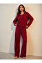 Women's 8905-8 waffle pajama set - 2