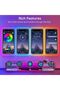 شريط اضاءة نيون USB RGB-IC بطول 1 متر + 1 متر، تطبيق ذكي وجهاز تحكم عن بعد، مقاوم للماء بتصنيف IP65 - 5