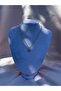 Zircon Single Stone Necklace Stainless Steel