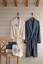 6 Piece 3D Embroidered Premium Bamboo Family Bathrobe Set (Contains 70% Bamboo Fiber) - 2