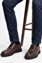 100% Genuine Leather Brown Casual Comfortable Elastic Classic Men's Shoes Luass30Al0058 - 5