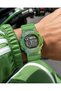 Sports Digital Men's Wristwatch, Green Silicone Band, Pool and Sea Use, Alarm, Stopwatch, Calendar, Stylish Gift Package