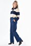 Grass Stitched Denim Trousers 19114 - 3