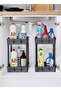 XL Rafata Multi-Purpose Wide 2-Tier Bathroom Organizer, In-Cabinet Organizer, Under-Sink Organizer, Hanging Shelf, Detergent Holder