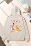 Unisex Aperol Printed Oversize Hoodie Hooded Sweatshirt
