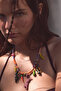 Zr Model Crocodile Charm Cord Necklace