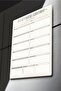 Metal Writable and Erasable Planner - Minimalist Beige Magnetic Refrigerator Shopping List with Pen V - 4