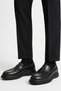 100% Genuine Leather Black Casual Laceless Classic Men's Shoes Luass30Al0057 - 3