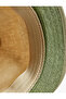 Straw Hat with Stripe Detail - 4
