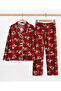 Mother-Daughter Matching Cotton Suede Fabric Long-Sleeved Button-Down Pajamas Set (Price Is for One Set) - 3