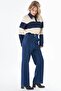 Grass Stitched Denim Trousers 19114