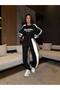 Printed Striped Track Suit Set - 4