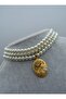 Special Design Cameo Choker - White - - 2