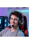 H16 Gaming Wired Headset with 50mm Hi-Fi Drivers, Omnidirectional Microphone, RGB Lighting, Self-Adjusting Ergonomic Headband & 2m Dual-Interface Cable - 5
