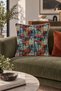 Patterned Tapestry Woven Decorative Cushion Cover with Piping Edges