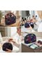 Multicolor Camouflage Makeup Bag – Travel Type Cosmetic Organizer Handbag with Mesh Detail (5690) - 2