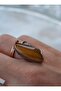 Special Design Ring with Tiger's Eye Stone -