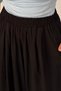 Wide-Legged Casual Tencel Fabric Skirt-Looking Pants with Elastic Waist - 6