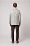 Ds Damat Slim Fit Gray Dobby Fabric Jacket - 7