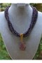 Special Design Necklace - Purple -