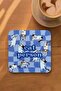 Cat Person Cat Patterned Coaster