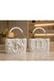 Olympus Noir Antique Era 3D Design Women's Shoulder Bag – White - 2