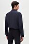 Ds Damat Slim Fit Navy Blue/Light Blue Italian Collar Easy-Iron 2-Piece Shirt - 3