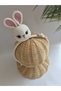 Rabbit Amigurumi Handmade Niche Hair Accessory Crown (Suitable for All Ages) - 7