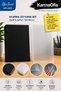 A4 Spiral Binding Cover Set 160 Micron – Black Colored and Transparent Binding Covers 75 Pieces Each