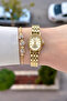 Gold Color 5 Atm Gift Packaged 20 mm Women's Wristwatch - 3
