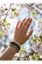 Natural Aventurine, Calcite and Sericin Stone 3-Piece Bracelet Set - 3