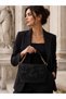 Athena Noir Antique Era 3D Design Women's Shoulder Bag – Black