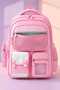 Children's School Bag with 9 Compartments, Spine Support, and Toy Gift - 3