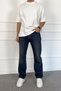 Navy Blue Slim Fit Jean - Denim Trousers - 6