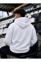Unisex White Hooded Sweatshirt Dontquit Basket - 2