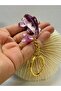 Zinobar Natural Stone Epoxy Koi Fish Keychain 1 Piece - 2