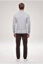 Slim Fit Gray Sweater - 7