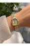 Coliseum Gold Metal Cord Women's Watch - 3