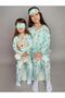Carrot Rabbit Patterned Cotton Front Buttoned Eye Patched Long Sleeve Pajama Set 9003 - 2