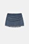 Allbucks Pull *Bear Beaded Tulle Mini Skirt Abpnb00034 - 6
