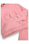 Girl's Winter 3-Yarn Hooded Sweatshirt with Rhinestones and Sweatpants Set for Ages 2-3-4-5-6 - 8