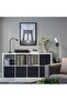 Square Toy Box Organizer with Handles Width: 33 cm Height: 33 cm Storage Organization Box Black Box - 4