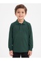 Girls and Boys 100% Cotton Lakos Long Sleeve Polo Collar School T-Shirt - 5